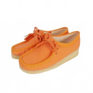クラークス(Clarks)のクラークス clarks ワラビー テキスタイル UK4 37 オレンジ(ブーツ)