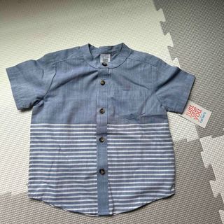 新品　ベビー　シャツ　綿100% 70〜80(シャツ/カットソー)