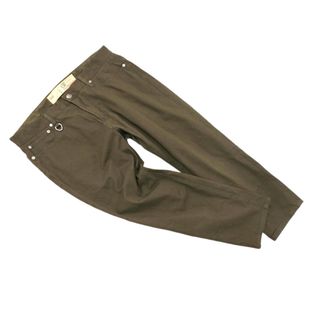 ナノユニバース(nano・universe)のnano universe ナノユニバース クロップド パンツ size縦XS 横M+/カーキ ■◇ レディース(クロップドパンツ)