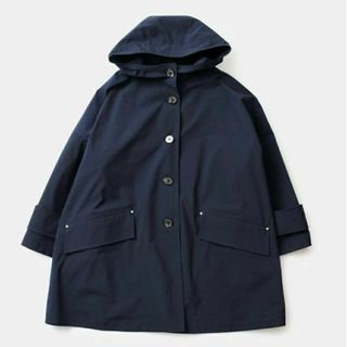 マッキントッシュ(MACKINTOSH)のMACKINTOSH HUMBIE HOOD 撥水ポリエステル ネイビー 6(トレンチコート)