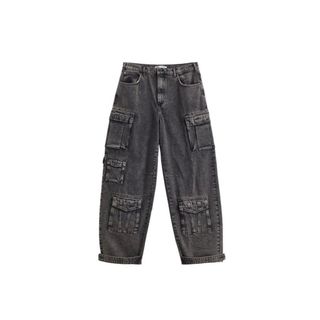 ザラ(ZARA)のZARA UTILITY デニムカーゴパンツ(ワークパンツ/カーゴパンツ)