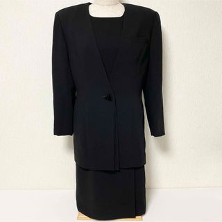 ソワールペルル(SOIR PERLE)のSOIR PERLE 東京ソワール ジャケット ワンピース ブラック 9号 L(礼服/喪服)