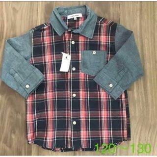 グローバルワーク(GLOBAL WORK)のGLOBAL WORK 7分丈　シャツ キッズ 子供 130 新品(ブラウス)
