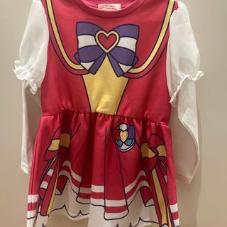 バンダイ(BANDAI)のわんだふるぷりきゅあ　キュアワンダフル なりきりワンピース　110㎝(ワンピース)