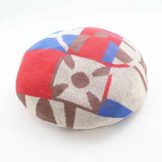 ヴィヴィアンウエストウッド(Vivienne Westwood)の美品 VivienneWestwood ヴィヴィアンウエストウッド ニット ベレー帽 綿 他 レディース AM6501 (ハンチング/ベレー帽)