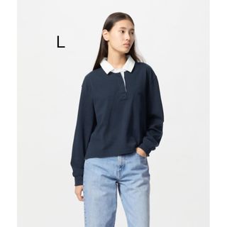 ユニクロ UNIQLOボクシーラガーポロシャツ