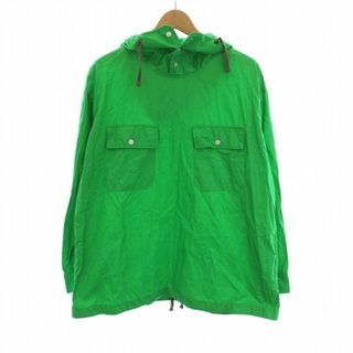 エンジニアードガーメンツ(Engineered Garments)のエンジニアードガーメンツ プルオーバーパーカー コットン S 緑(パーカー)