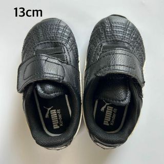 プーマ(PUMA)のPUMA 13cm スニーカー　ベビー　キッズ　ファーストシューズ　黒(スニーカー)