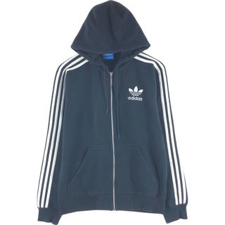 アディダス(adidas)の古着 アディダス adidas ORIGINALS オリジナルス スウェットフルジップパーカー レディースS相当 /eaa532288(トレーナー/スウェット)