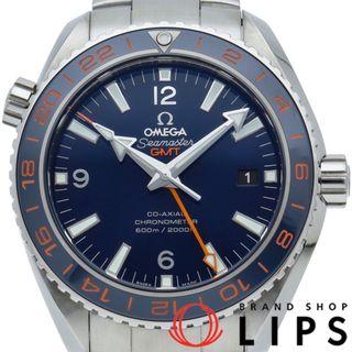 オメガ(OMEGA)のオメガ シーマスター プラネットオーシャン 600M コーアクシャル GMT 43.5mm グッドプラネット Seamaster Planet Ocean 600M Co-Axial Chronometer GMT 232.30.44.22.03.001 箱 保証書 SS メンズ時計 ブルー 仕上げ済 美品 【中古】(その他)