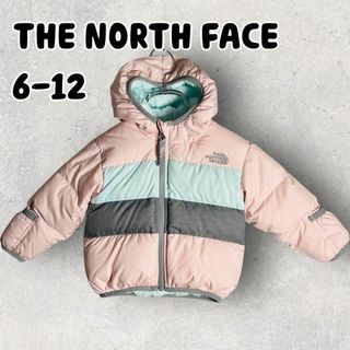 ザノースフェイス(THE NORTH FACE)のザノースフェイス ダウンジャケット ベビー ピンク 6-12 80cm 138(ジャケット/コート)