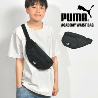 プーマ(PUMA)のボディバッグ プーマ PUMA ショルダーバッグ 斜めがけ 子供 ジュニア キッズ 小さめ ミニ 薄型 軽い 黒 ブラック 091486 スポーツ ブランド 小学生 中学生 男子 男の子 メンズ レディース 大人 ウエス 01/プーマブラック(その他)