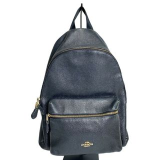 COACH - COACH　コーチリュック　オールレザー　ブラック