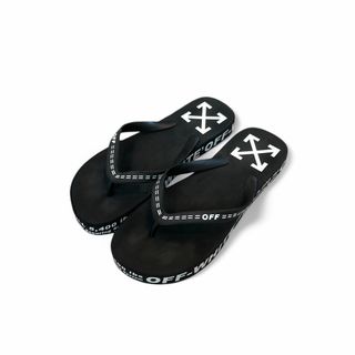 オフホワイト(Off-White)のOFFWHITE ビーチサンダル　ロゴスリッパ(ビーチサンダル)