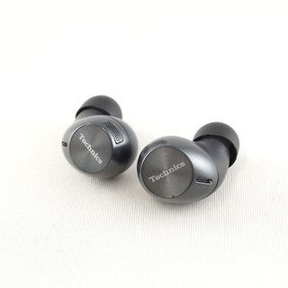 パナソニック(Panasonic)のPanasonic Technics EAH-AZ40 左右イヤホンのみ USED美品 ワイヤレスイヤホン 両耳 LR IPX4 マイク 高音質 ブラック 完動品 V1341(ヘッドフォン/イヤフォン)