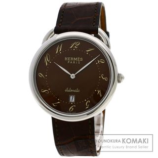 エルメス(HERMES)のHERMES AR4.810 アルソー 腕時計 SS 革 メンズ(腕時計(アナログ))