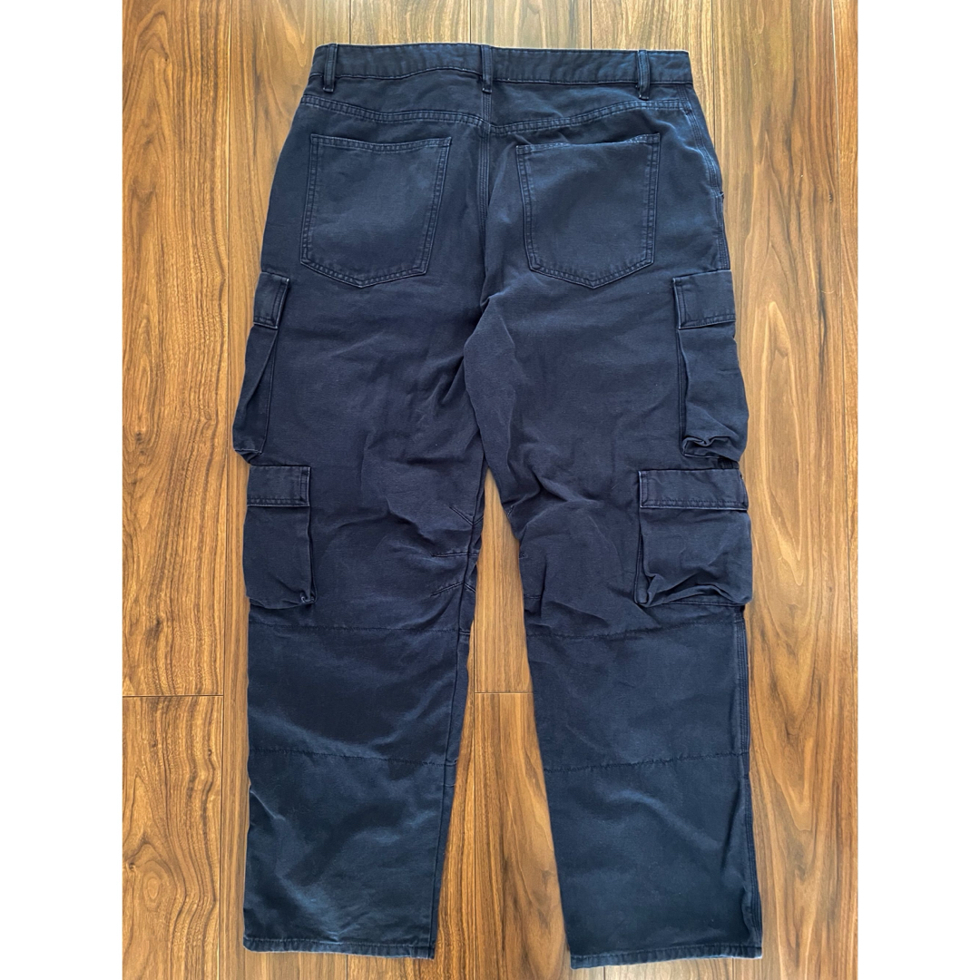 ZARA(ザラ)のZARA ORIGINS ザラオリジンズ カーゴパンツ ネイビーブルー US34 メンズのパンツ(ワークパンツ/カーゴパンツ)の商品写真