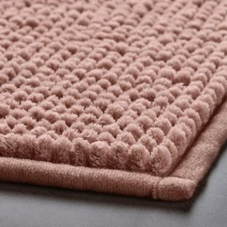 イケア(IKEA)の【新品・未使用】IKEA トフトボー バスマット ライトピンク 40x60cm(バスマット)