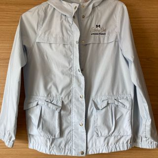 メゾピアノジュニア(mezzo piano junior)のmezzo piano junior 水色アウター　160cm(ジャケット/上着)