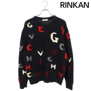 GIVENCHY - ジバンシィ  BM906J4Y2J 総柄ジャガードクルーネックニット メンズ XL