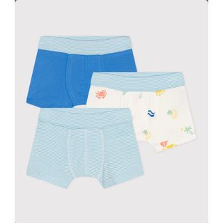 プチバトー(PETIT BATEAU)のプチバトー インナー トランクス 3枚セット パンツ 6ans 116㎝ 新品(下着)
