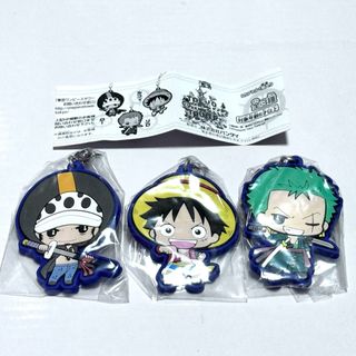 ワンピース(ONE PIECE)のワンピース ルフィ ゾロ ロー ラバーマスコット ワンピースタワー 限定 (ストラップ)