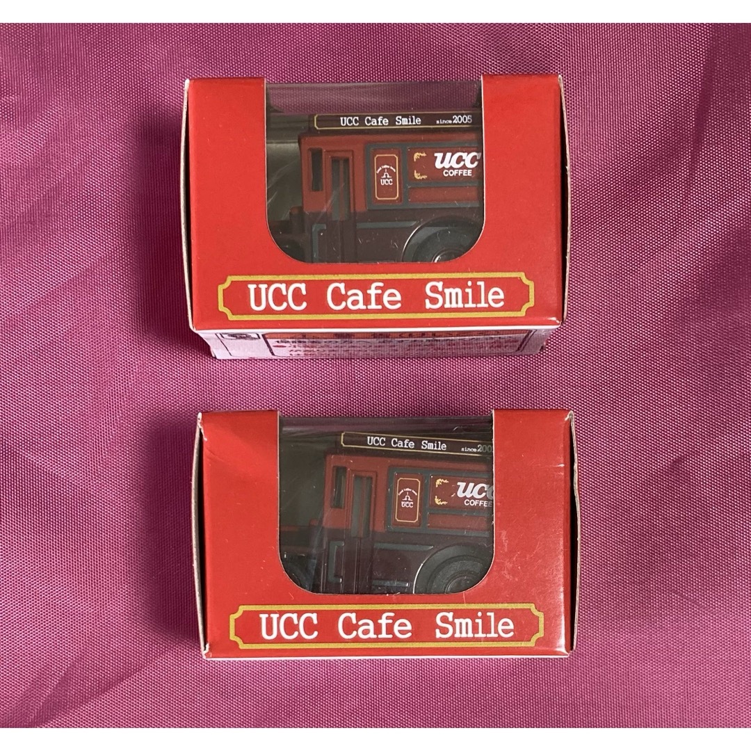 UCC(ユーシーシー)の非売品 UCC チョロQ カフェスマイル号 2台セット 新品未開封 エンタメ/ホビーのおもちゃ/ぬいぐるみ(ミニカー)の商品写真