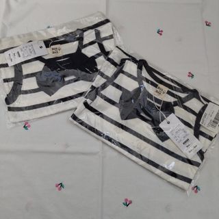 Bee - 新品 韓国子供服 bee 姉妹お揃い ペアルック リンクコーデ ボーダー リボン