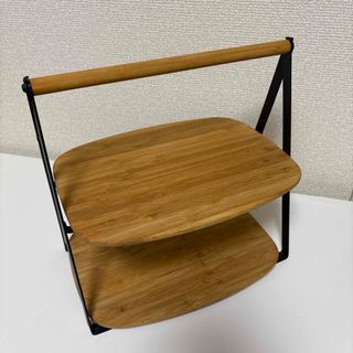 イケア(IKEA)のフルペッカド　28×20cm IKEA 2段のサービングトレイ(テーブル用品)