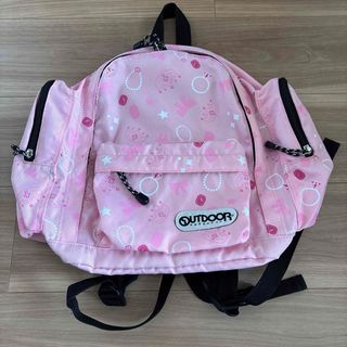 OUTDOOR - OUTDOOR アウトドア　ピンク リュック　リボン　リング　クラウン