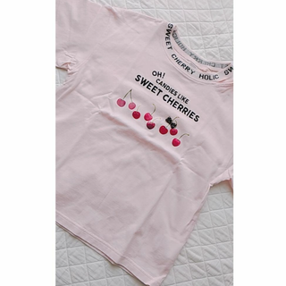 メゾピアノジュニア(mezzo piano junior)の専用♡メゾピアノJr♡さくらんぼTシャツ(Tシャツ/カットソー)