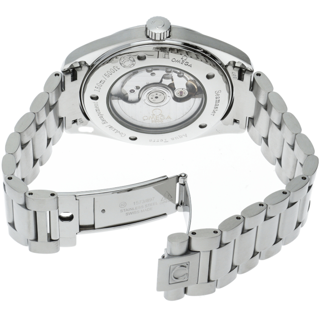 OMEGA(オメガ)のオメガ シーマスター アクアテラ コーアクシャル クロノメーター 42.2mm Seamaster Aqua Terra Co-Axial Chronometer 42.2mm 2502.34 SS メンズ時計 シルバー 仕上げ済 美品 【中古】 メンズの時計(その他)の商品写真