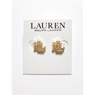 ラルフローレン(Ralph Lauren)のラルフローレン　ロゴ　ミニパール　ピアス(ピアス)