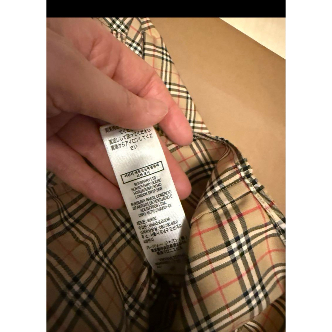 BURBERRY(バーバリー)のバーバリー　長袖　チェックシャツ　90 92 95 100 キッズ/ベビー/マタニティのキッズ服男の子用(90cm~)(ブラウス)の商品写真