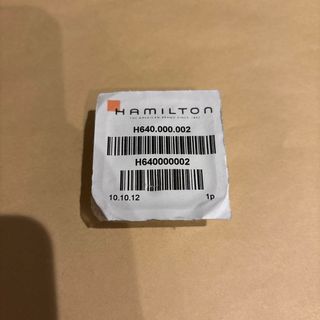 ハミルトン(Hamilton)の未使用品ハミルトンDバックル(金属ベルト)