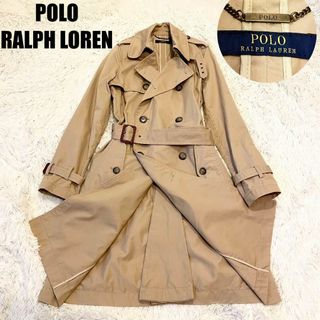 ポロラルフローレン(POLO RALPH LAUREN)の美品★POLO RALPH LAUREN トレンチコート Aライン ベージュ M(トレンチコート)