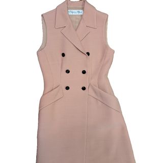 クリスチャンディオール(Christian Dior)のクリスチャンディオール　ジレ　ワンピース　美品(ベスト/ジレ)