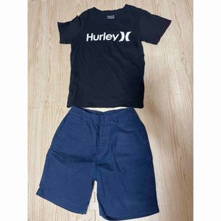 ハーレー(Hurley)のhurley Tシャツ　UNIQLO ハーフパンツ(Tシャツ/カットソー)