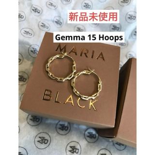 マリアブラック(MARIA BLACK)のマリアブラック　Gemma 15 Hoops ゴールド 新品MariaBlack(ピアス)