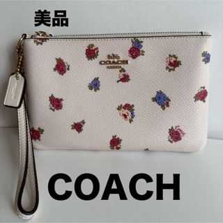 COACH - ★美品★COACH 花柄ポーチ★
