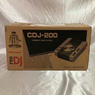 パイオニア(PIONEER)の別注 CDプレイヤー パイオニアDJ CDJ 200 ターンテーブル ブラック(CDJ)