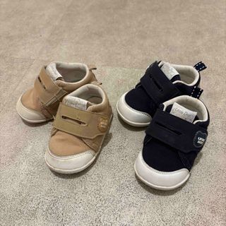 アカチャンホンポ(アカチャンホンポ)の2足セット 13.0cm ヘビーシューズ アカチャンホンポ クマ ディアベビー(スニーカー)