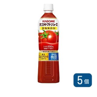 カゴメトマトジュース食塩無添加　スマートＰＥＴ　７２０ｍｌ×5本 (ソフトドリンク)