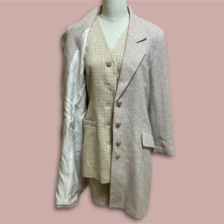 Courreges - センス抜群✨クレージュ【９AR】スリーピース セットアップ ウール混