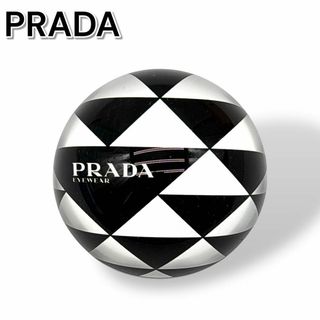 プラダ(PRADA)の【美品】PRADA プラダ ペーパーウェイト ガラス 幾何学柄 文鎮 インテリア(オフィス用品一般)