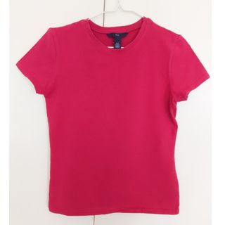 ギャップ(GAP)のGAP Tシャツ　黄色味があるパッキリとした赤　S/P(Tシャツ(半袖/袖なし))