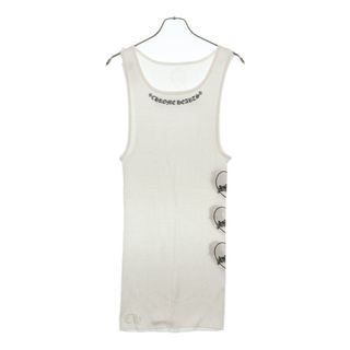 クロムハーツ(Chrome Hearts)のCHROME HEARTS クロムハーツ LOVE YOU RIB TANK ハートプリントタンクトップ ノースリーブシャツ ホワイト(タンクトップ)