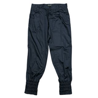 ドルチェアンドガッバーナ(DOLCE&GABBANA)のDOLCE&GABBANA 裾ジップギャザーパンツ ネイビー メンズ 50 XL(その他)