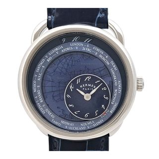 エルメス(HERMES)のエルメス アルソー ル タン ヴォヤジャー デュアルタイムゾーン AR10.510 自動巻き ステンレススティール メンズ HERMES 【中古】 【時計】(腕時計(アナログ))