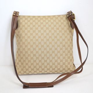 グッチ(GUCCI)の【GUCCUI】グッチ GGキャンバス ショルダーバッグ 115511.205141 ベージュ /tg1447(ショルダーバッグ)